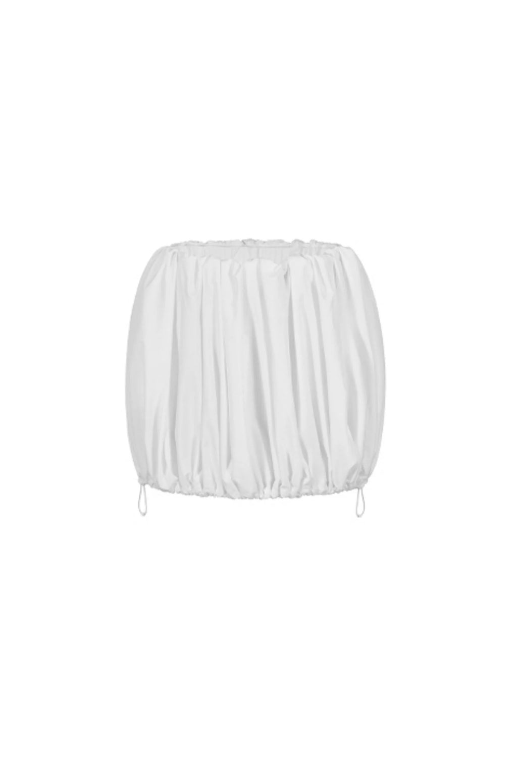 Preppy Mid-Rise Bubble Skirt