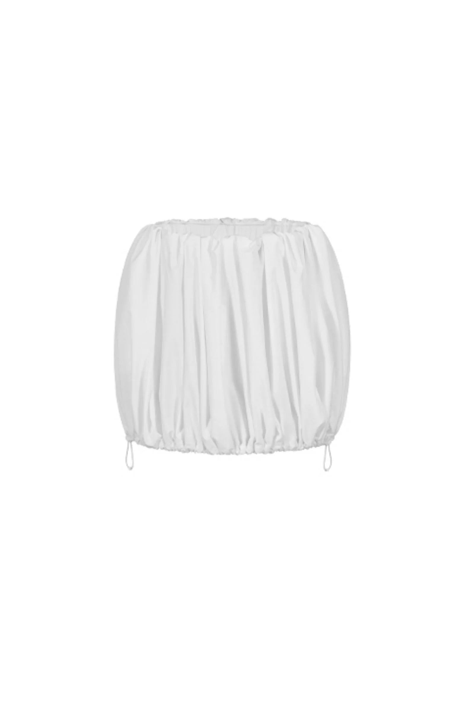 Preppy Mid-Rise Bubble Skirt